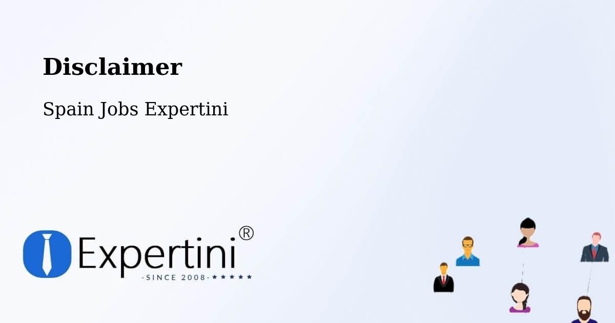 Disclaimer – Morcín - Spain Jobs Expertini